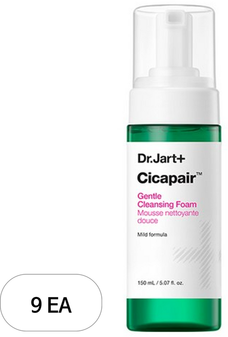 닥터자르트 시카페어 젠틀 클렌징 폼, 150ml, 9개