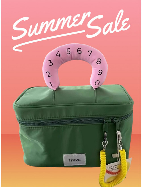 블루밍가든 방수 손잡이 핸디 여행용 화장품 가방 수유가방 피크닉가방 여름가방