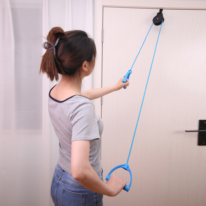 엠프린스 어깨 회전근개 스트레칭 도르래 오십견 재활 운동 기구, 1개