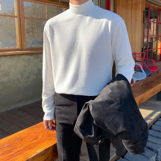 [~3XL/남녀공용] 퀄리티 니트지 반폴라(6color)