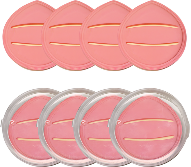 프렌지 쫀득쫀득 모찌 쿠션 퍼프, 8개, 핑크