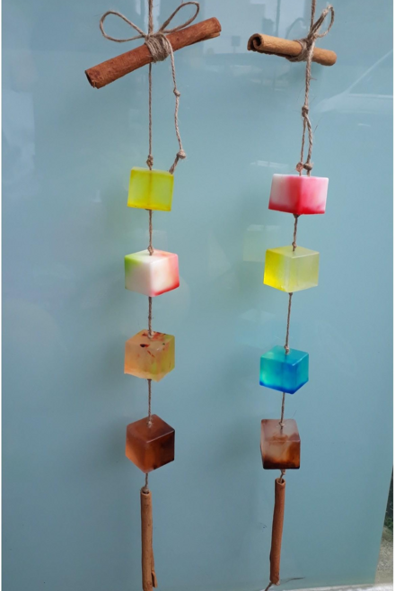 버큼아띠 모스큐브, 큐브형, 4가지 색상 믹스, 1개