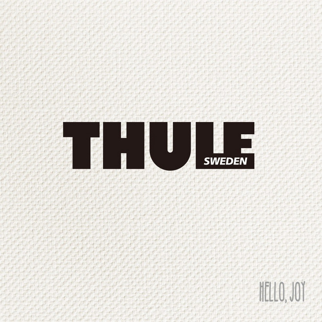 툴레 thule 스티커 10cm, 무광 화이트, 10X2.6, 1개