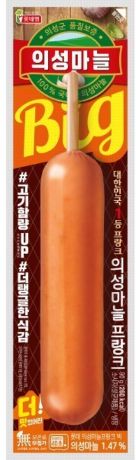 (롯데백화점)롯데웰푸드의성마늘프랑크빅, 1개, 90g