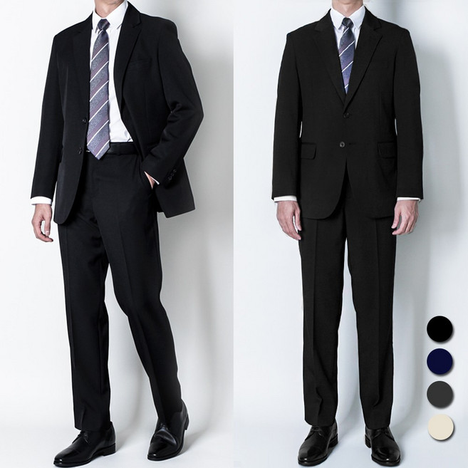 디아웃핏 남성 정장세트 사계절 캐주얼 기본 수트 면접 결혼식(S~4XL)
