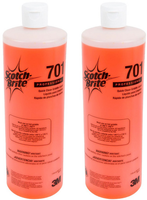 3M 스카치 브라이트 701 그리들 클리닝 용액 철판 청소도구 946ml 2개