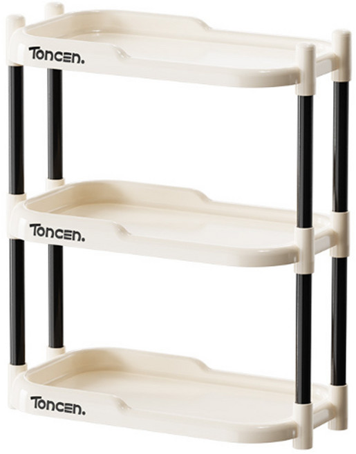 블루스카이스토어 주방 소형 미니 선반, 1개, 화이트