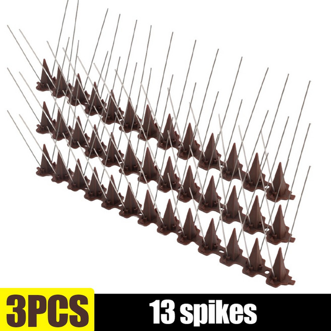 발코니 프루프 리펠러 지붕 스테인레스 네일 비둘기 울타리 억제 스틸 스파이크 버드 10PCS 야외