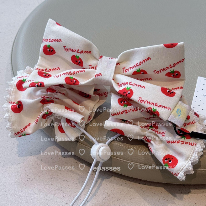 강아지 귀통풍 귀염증 리본 스누드 넥워머 이어 슈슈 헤어 액세서리, 1개, 수입 레오파드 프린트