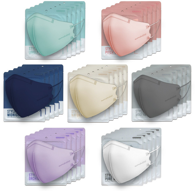 숨쉬고 스타일업 새부리형 마스크 대형