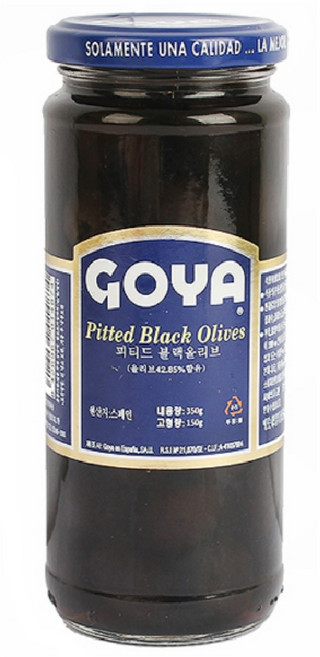 고야 피티드 블랙 올리브 절임, 350g, 2개