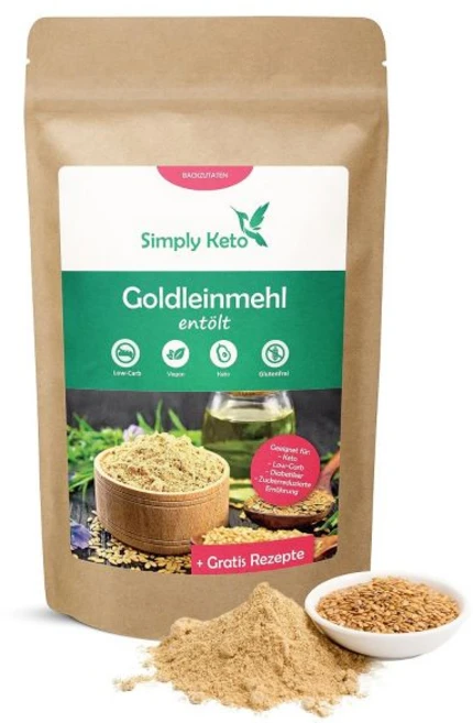 Simply Keto 심플리 케토 골드 린시드 가루 저탄수화물 500g - 린시드에서 추출한 기름 제거 밀가루 대체품 및 계란 단백질과 섬유질이 풍부한 케토제닉 다이어트용 비건, Simply Keto 심플리 케토 골드 린시드 가루 저, 1개 - 쿠팡