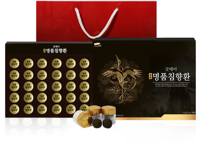 프리미엄 굿데이 명품 침향환, 3.7g, 30개