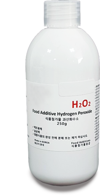 식품첨가물등급 과산화수소35% 250g H2O2 1병, 1개