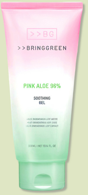 브링그린 핑크알로에 96% 수딩젤, 1개, 300ml