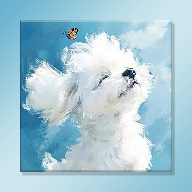 votgl diy페인팅 피포페인팅 명화그리기 그림그리기유화그리기세트40 x 50cm, 002고양이, 1개