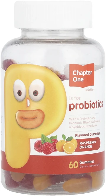 행복하세요 Chapter One 프로바이오틱 구미젤리 라즈베리 오렌지 맛 구미젤리 60개(구미젤리 1개당 500mg) 열정넘치는한해되세요, ChapterOne프로바이오틱구미젤리라즈베리오렌지100 - 쿠팡