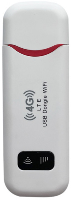 4G LTE 무선 USB 동글 모바일 와이파이 라우터 150Mbps 모뎀 스틱 유심 카드 모바일 광대역 포켓 핫스팟 가정 사무실 차량용, 02 White red, 1개