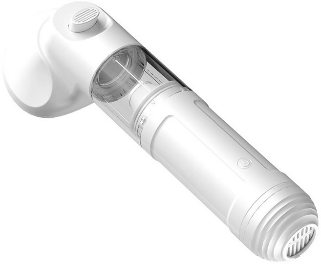 레몬 3in1 무선 고양이털 청소기 USB 충전 반려동물 전동 흡모기 털제거 브러시, 1세트, 화이트