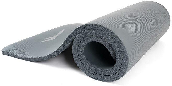 프로-스펙스 두꺼운 NBR 21mm 요가매트 필라테스 스포츠 헬스 홈트 운동매트, 그레이, 1개