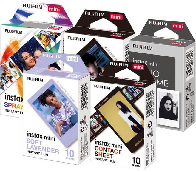인스탁스 정품 디자인 미니필름 모던 5종 세트, 1세트