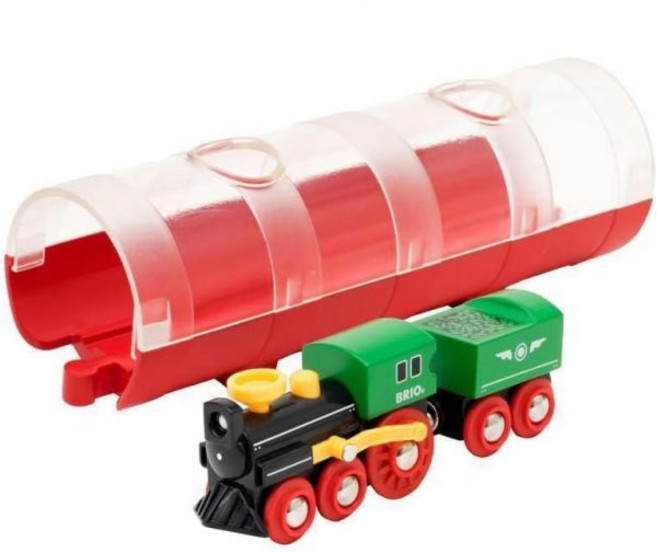 브리오 월드 클래식 증기 기관차 터널 장난감 기차 세트