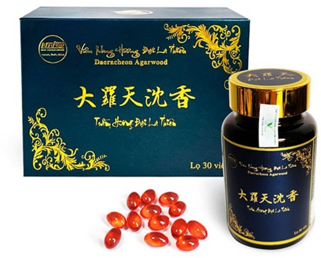 베트남 정품 침향오일캡슐 30캡슐 1병 식약처인증 특허, 1개