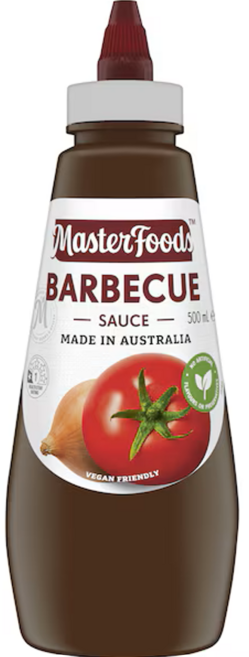 호주 마스터푸드 바베큐 소스 500ml Masterfoods Barbecue Sauce, 1개