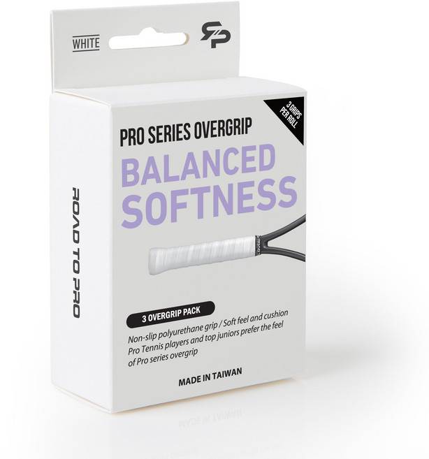 [로드투프로] 하늘쌤 RTP 프로시리즈 테니스 라켓 오버그립 (3개입/6개입), 3개, 블랙