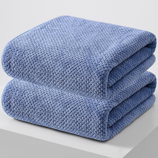 앨라모 호텔 바스타월 수영장 특대형 타올, 블루, 2개