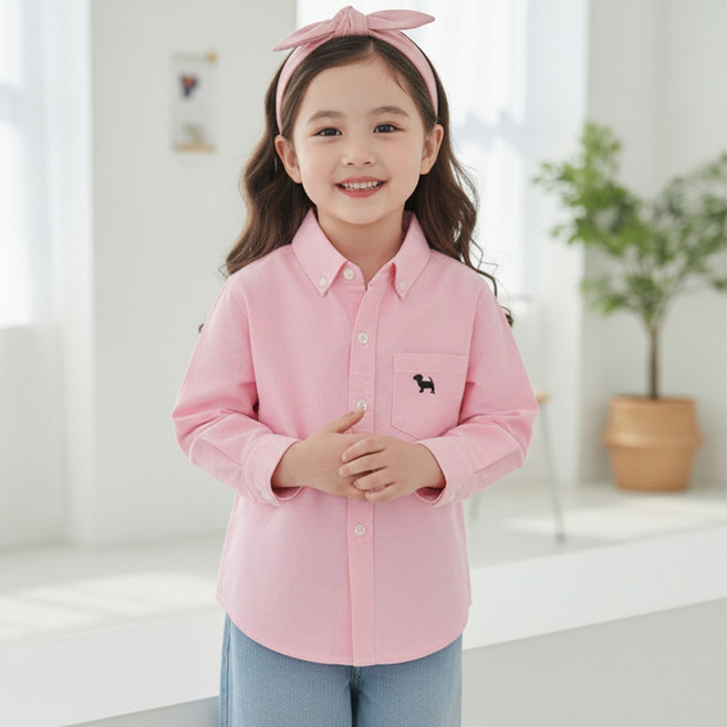 달콩슈 아동용 클래식 옥스퍼드 남방 셔츠 주니어 남아 여아 DKW198