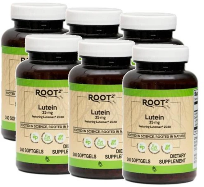 비타코스트 루트2 루테인 지아잔틴 소프트젤 25mg Vitacost ROOT2 Lutein Lutemax, 240정, 6개 - 쿠팡