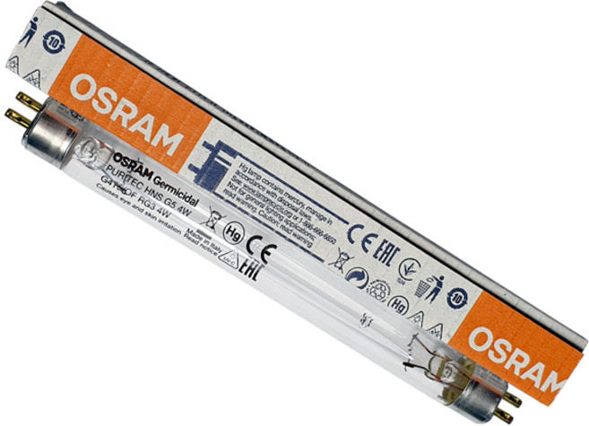오스람 유팡 램프 젖병소독기 자외선 살균 4W, 1개