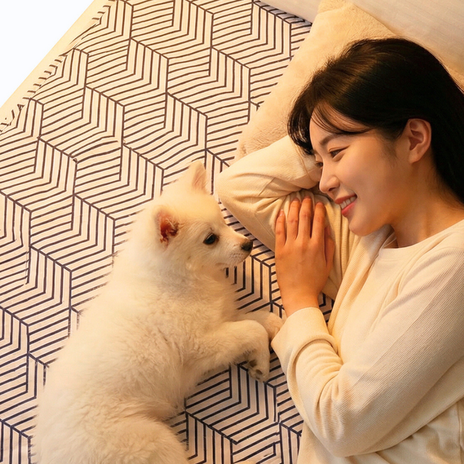 신상품 국내생산 꿀고미 일월 탄소매트 프리미엄 생활방수 워셔블 전자파없는 카본 온열매트 전기요 전기장판 미끄럼방지 1인용 싱글 2인용 더블, 1인용 싱글 (90X180) 모던