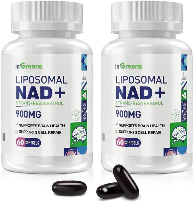 inGreens 리포조말 NAD 트랜스 레스베라트롤 900mg 캡슐 60정 2팩, InGreens 리포조말 NAD 트랜스 레스베라트롤 9, 2개 - 쿠팡
