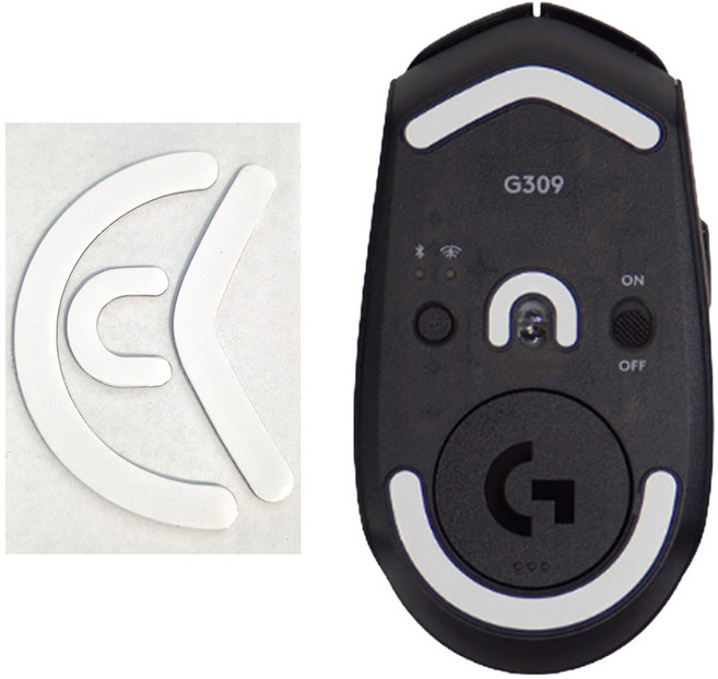 로지텍 마우스 피트 호환 G102 G304 G703 G PRO 지슈라 MX 마스터 애니웨어, 화이트, 로지텍 G309