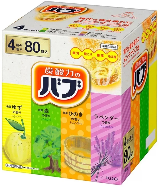 바브 약용 입욕제 (4종 X 20개입), 80개, 40g - 쿠팡