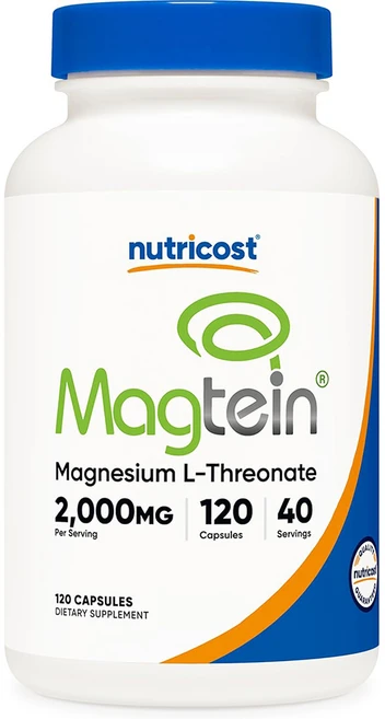 뉴트리코스트 트레온산 마그네슘 magtein 666mg, 1개, 120정 - 쿠팡