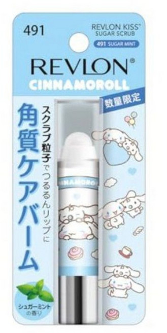 레브론 슈가스크럽 시나모롤 한정 립밤 2.6g 산리오, 슈가 민트 (491)