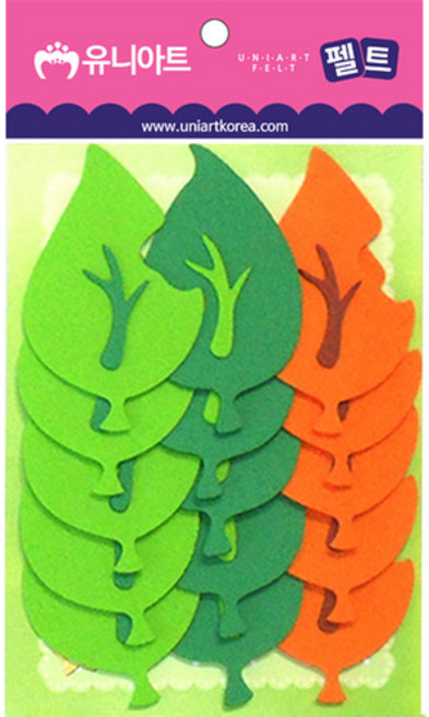 유니아트 4000 펠트 나뭇잎 대
