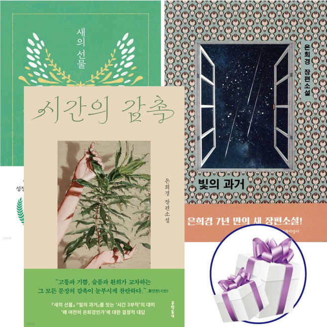 3위 - 시간 3부작 ( 빛의 과거 + 새의 선물 + 시간의 감촉 ) 3권세트 장편소설 은희경작가 성장 소설, 문학동