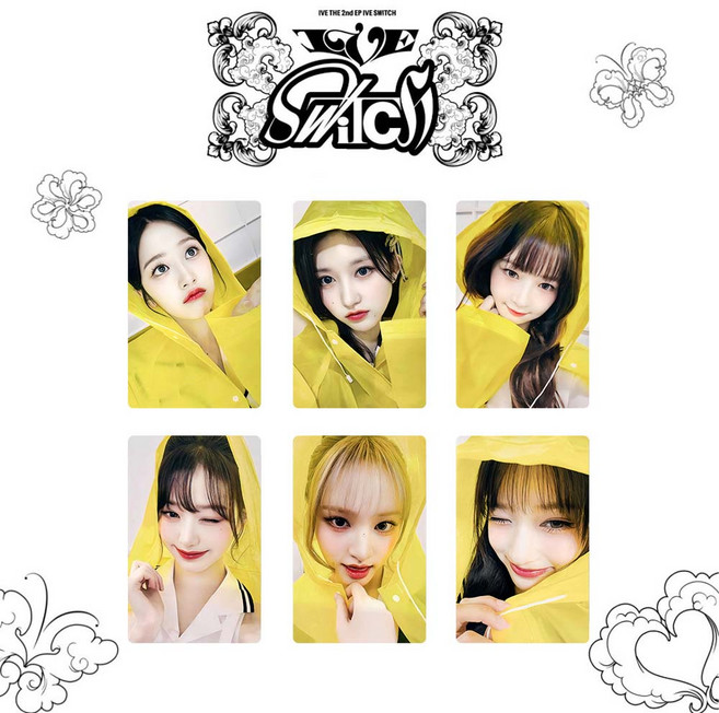 아이브 스위치 얼빡 포카 포토카드 1팩(6장) 세트 35종모음, 옵션06.아이브 스위치 얼빡포카 1팩(6장)