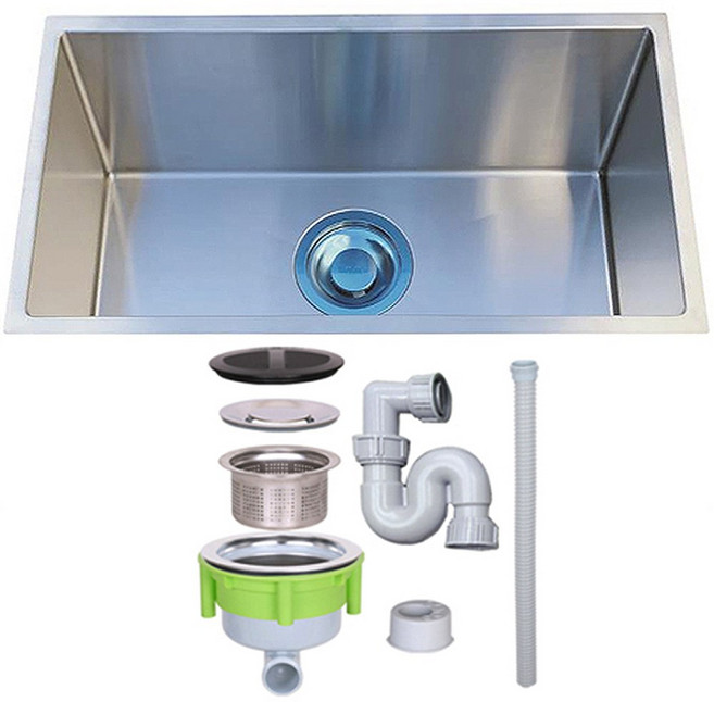 아스타 네모760 사각싱크볼 씽크볼 싱크볼교체(올스텐배수구포함), 1개