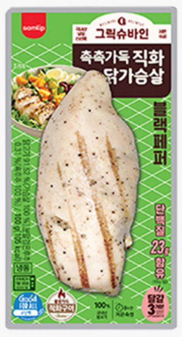 삼립 닭가슴살 리 블랙페퍼 100g 10개