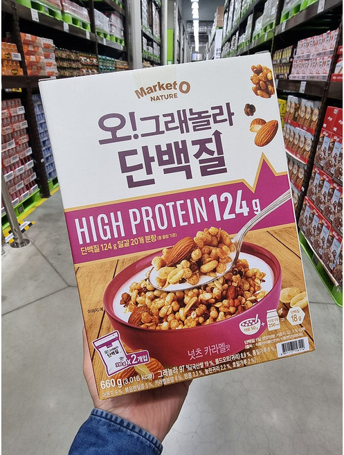 오리온 오그래놀라 단백질 330g x 2입, 3개