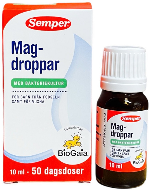 BioGaia 益生菌 Protectis Baby Drops 玻璃瓶滴劑 嬰幼兒適用 調整消化機能, 1個, 10ml