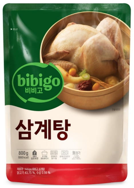 비비고 삼계탕, 800g, 3개