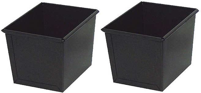 (양면코팅)90큐브식빵팬/조립/모서리각진빵-몸통만 2개 90x90x90mm