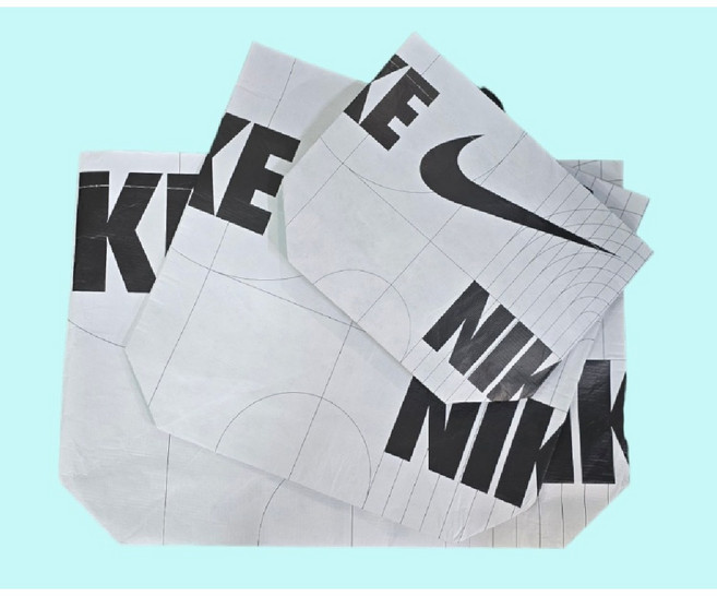 <매장정품> 나이키 리유저블 쇼핑백 휴대용 장바구니 에코 타포린백 가방 __슈스토리