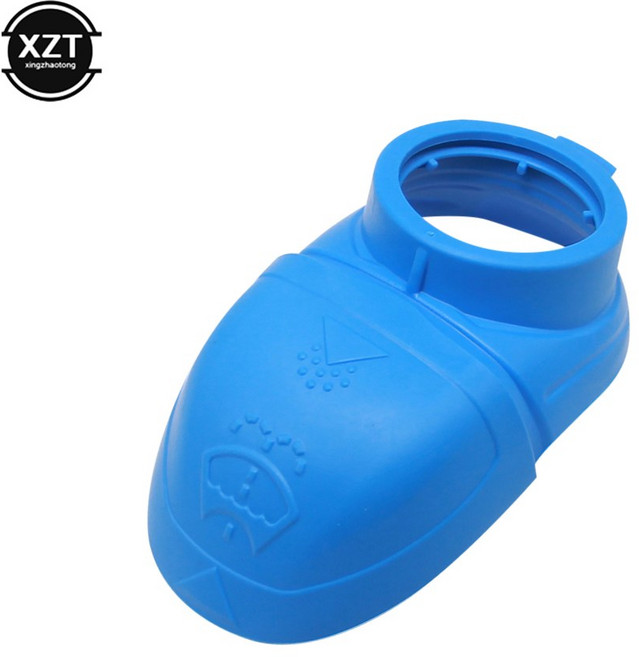 자동차 앞 유리 와이퍼 와셔 유체 저장소 뚜껑 커버 탱크 병 냄비 캡 SKODA L6V 0955485 000096706, blue, 1개